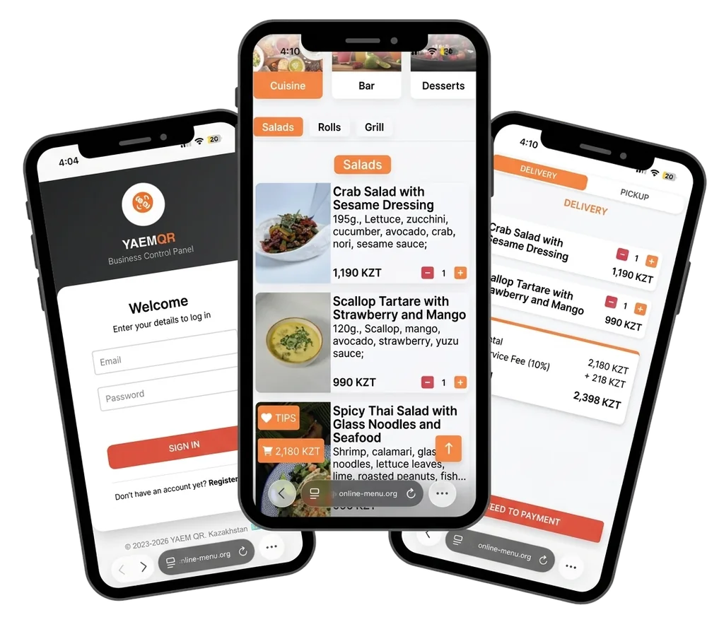 Menú QR para restaurante